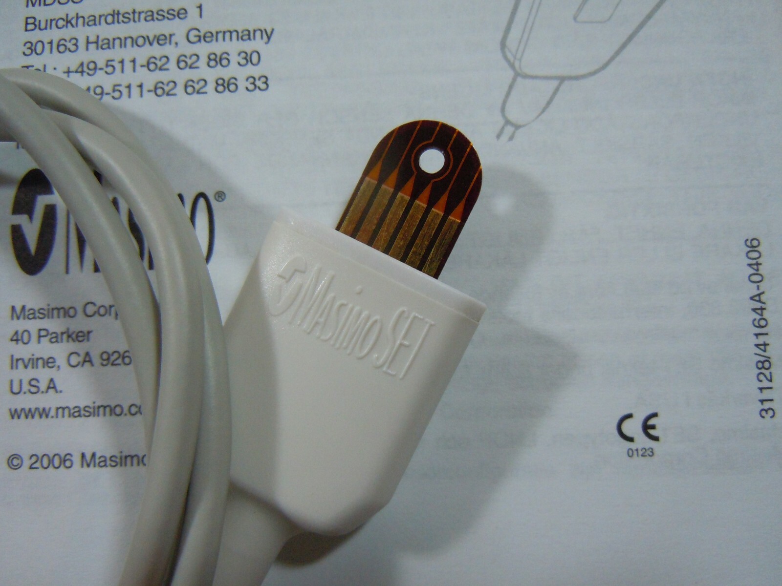 NEW MASIMO LNOP TF-I SPO2 TRANSFLECTANCE SENSOR REF. 1793 - 15783.