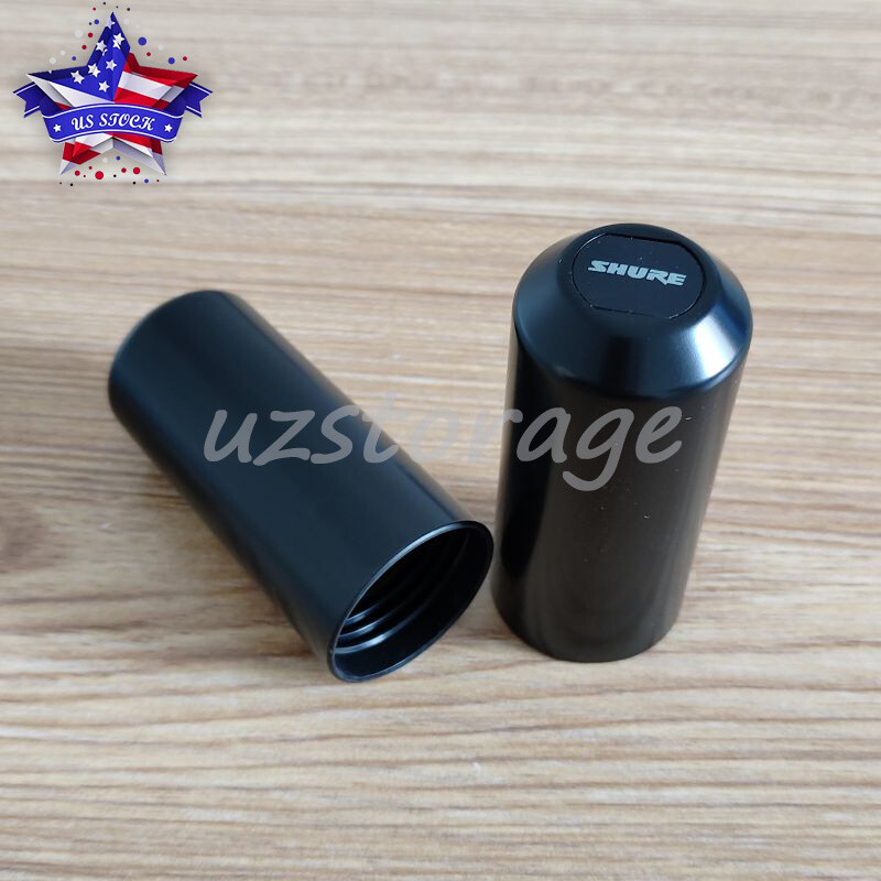 2Pcs Microphones Battery Cover For PGX24 SLX24 PG58 SM58 BETA58 Wireless Black