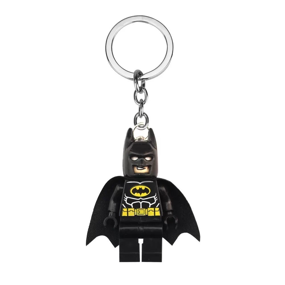 LEGO Batman Minifigure Keychain Black Collectible Key Chain