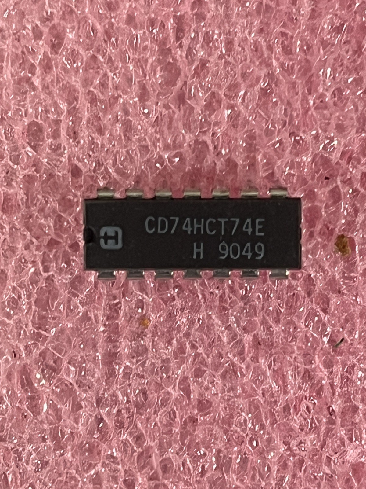 CD74HCT74E IC FLIP FLOP D TYPE CMOS 14 PIN DIP HARRIS (LOT OF 10)