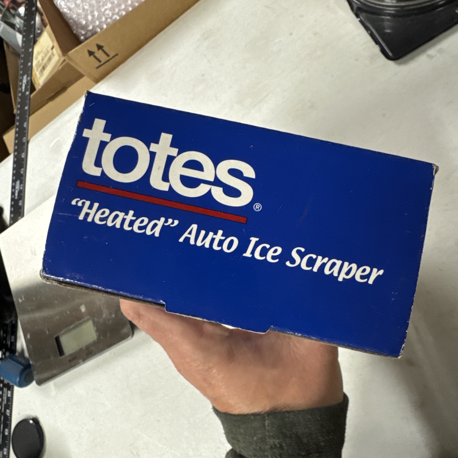 Totes Heated Auto Ice Scraper & Squeege 15 Ft 12 V DC New
