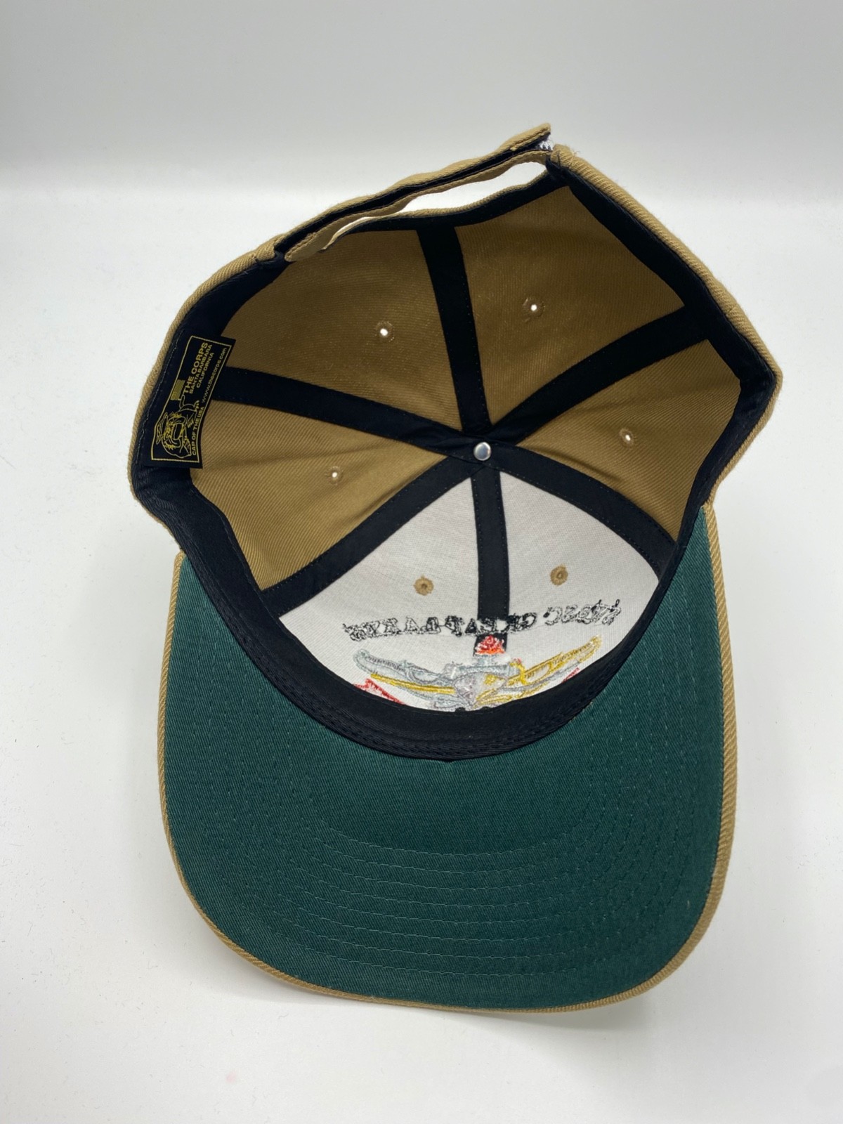 The Corps SWESC Unit Grat Lakes Logo Beige Baseball Cap Hat One Size