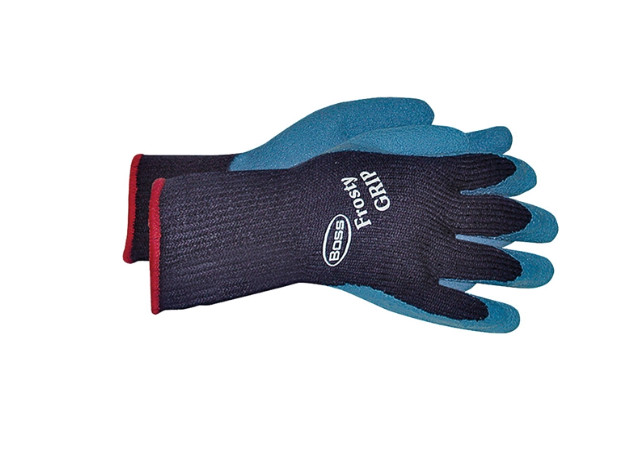 3 PAIR Boss #8439X Frosty Grip Extreme String Knit Blue Glove Size XL 3 Pairs