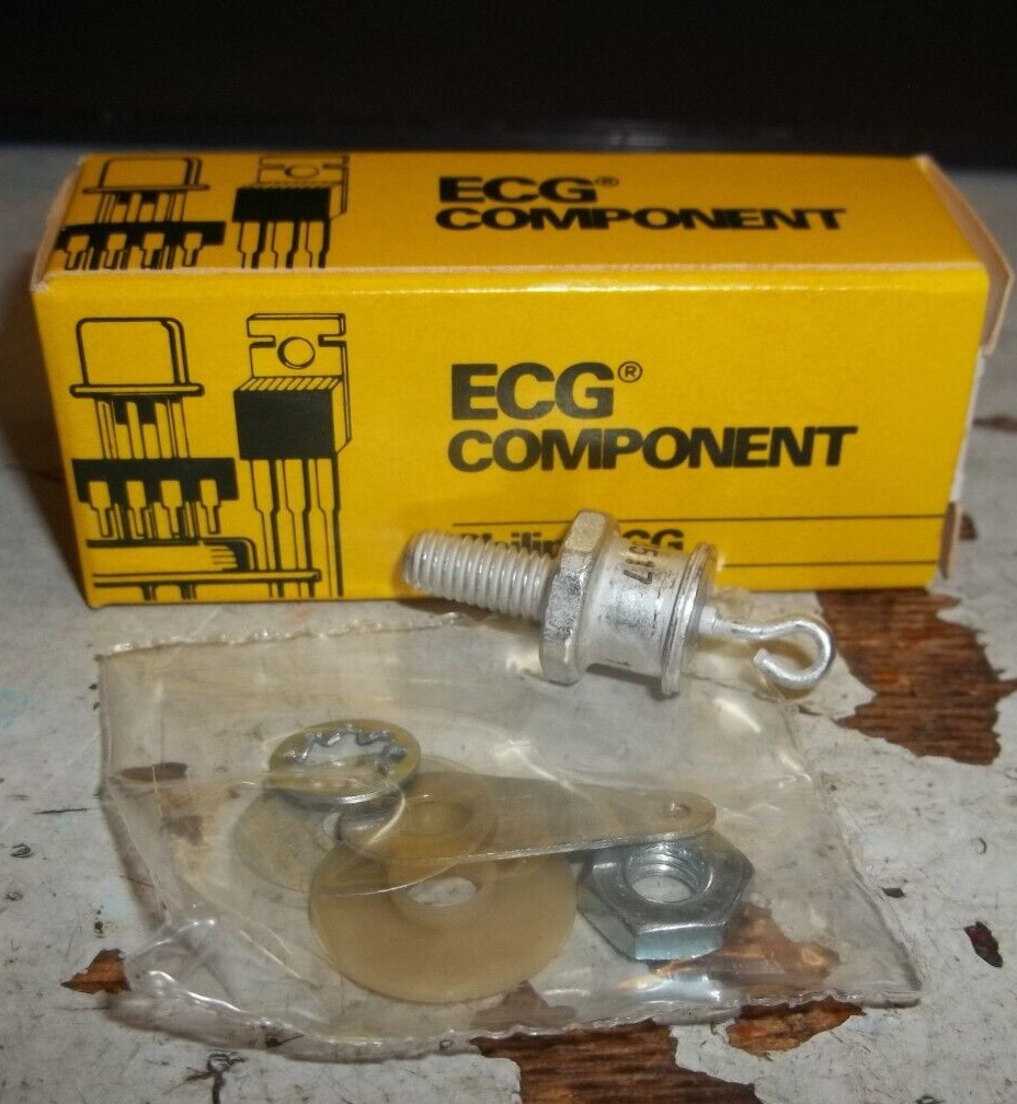 PHILIPS SYLVANIA ECG GENERAL PURPOSE RECTIFIER DIODE 5929 THREAD END A  (*1-1)