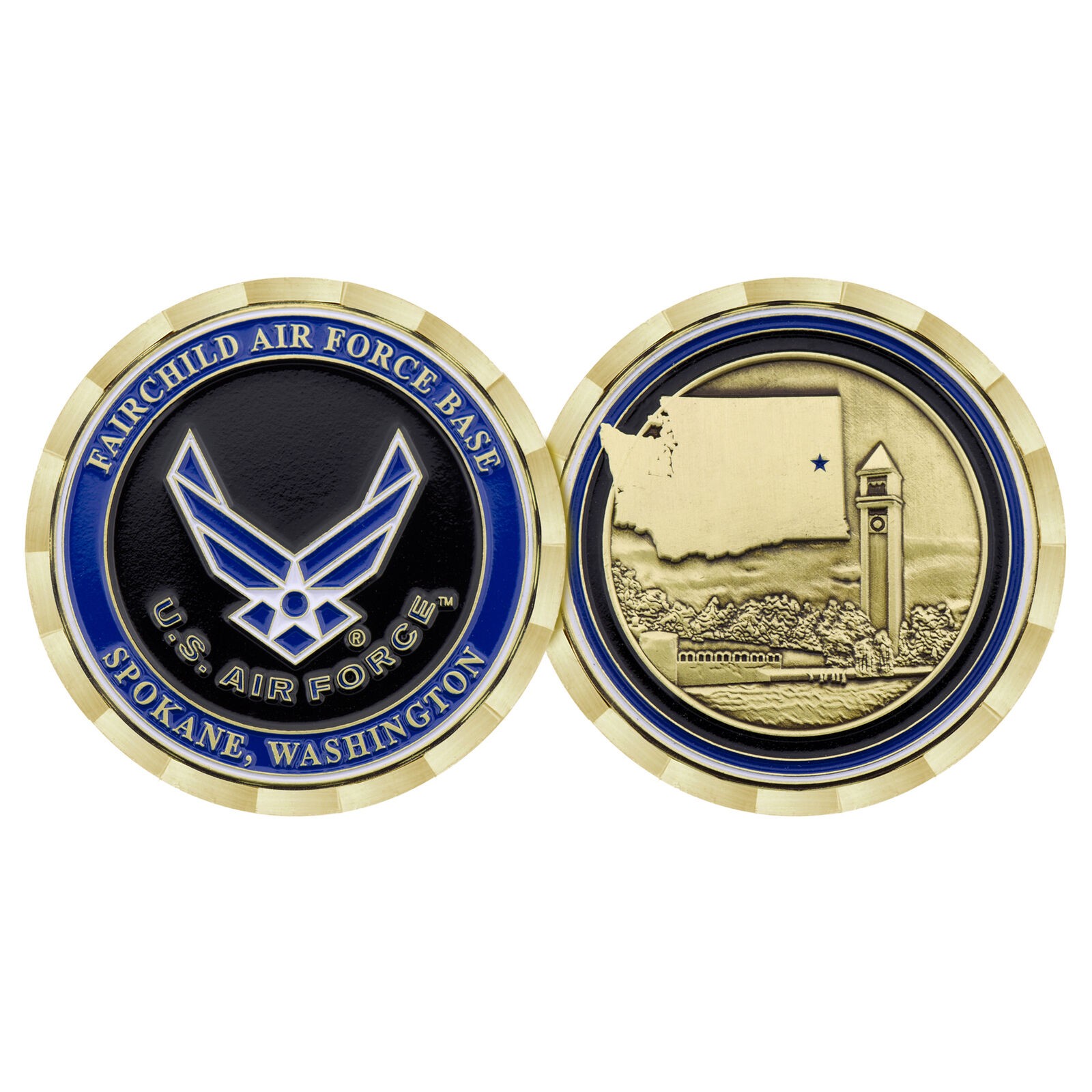 USAF FAIRCHILD AFB CLOCKTOWER COIN
