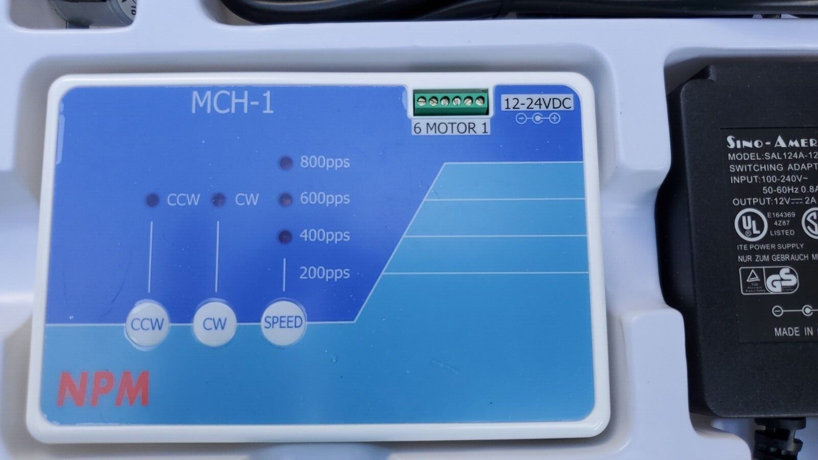 NPM MCH-1 Motion Checker. Motion control tool for 2 phase stepping motors