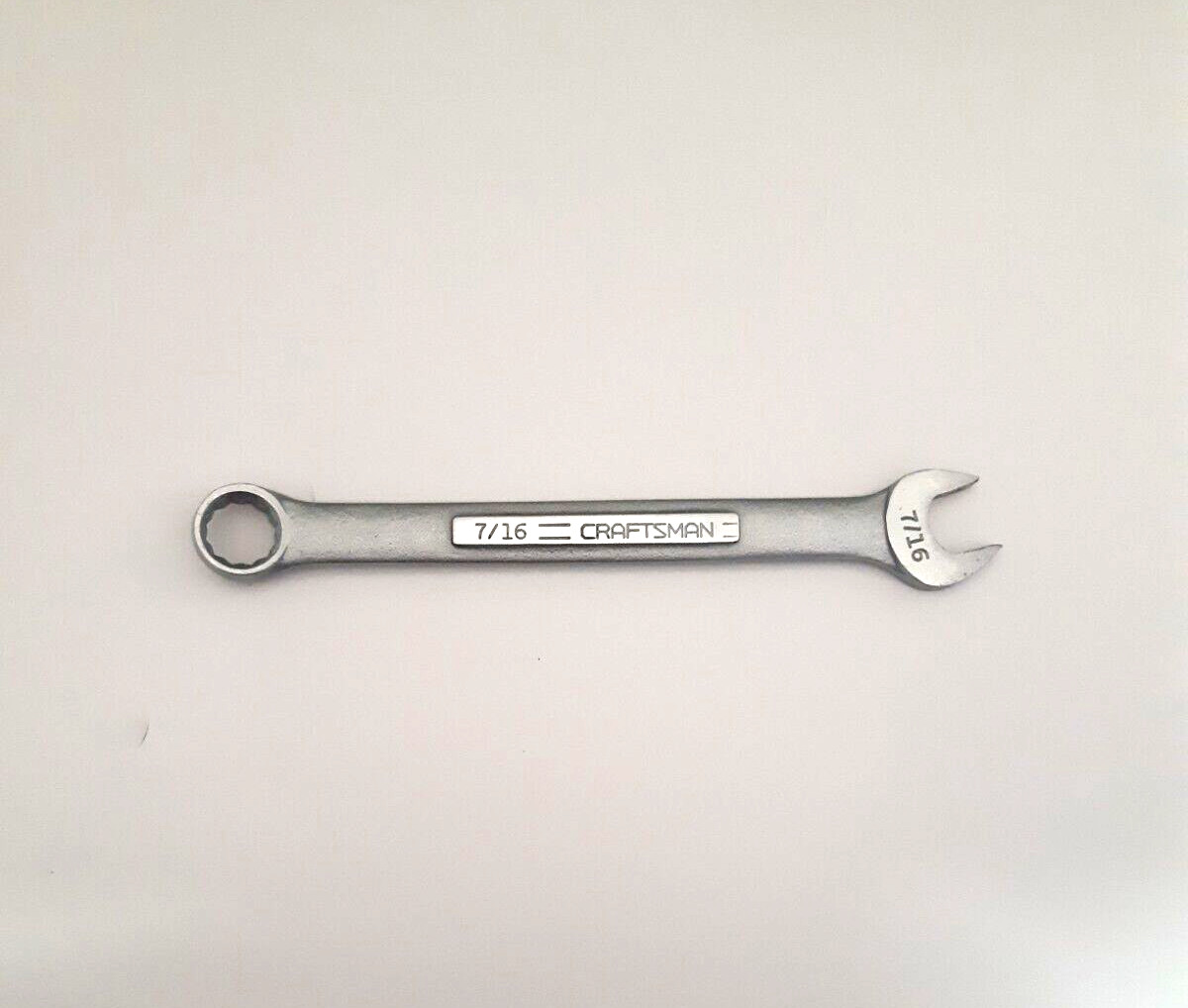 Vintage Craftsman 7/16" Combination Wrench -V- 44694 USA 12 Point