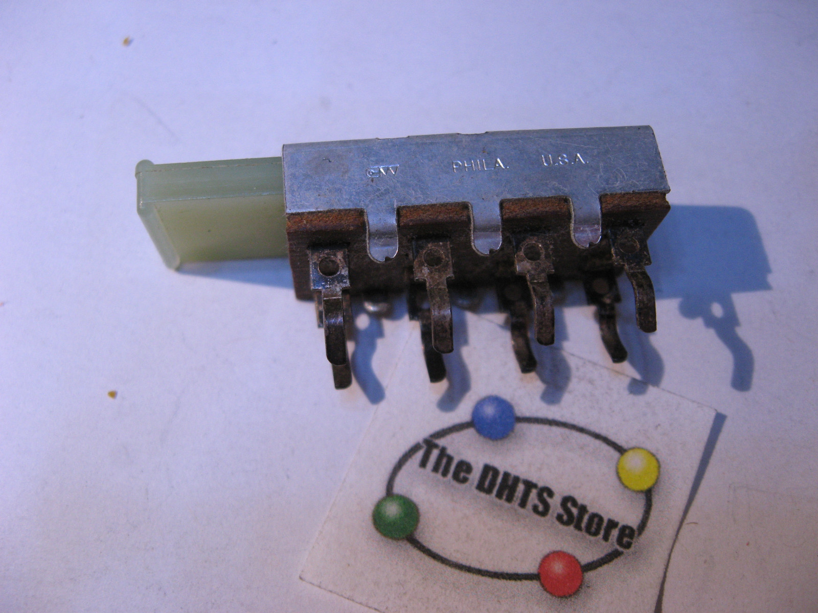 Slide Switch 2P3T 3 Position PCB Mount 3A 125VAC CW UND LAB Tape VCR NOS Qty 1