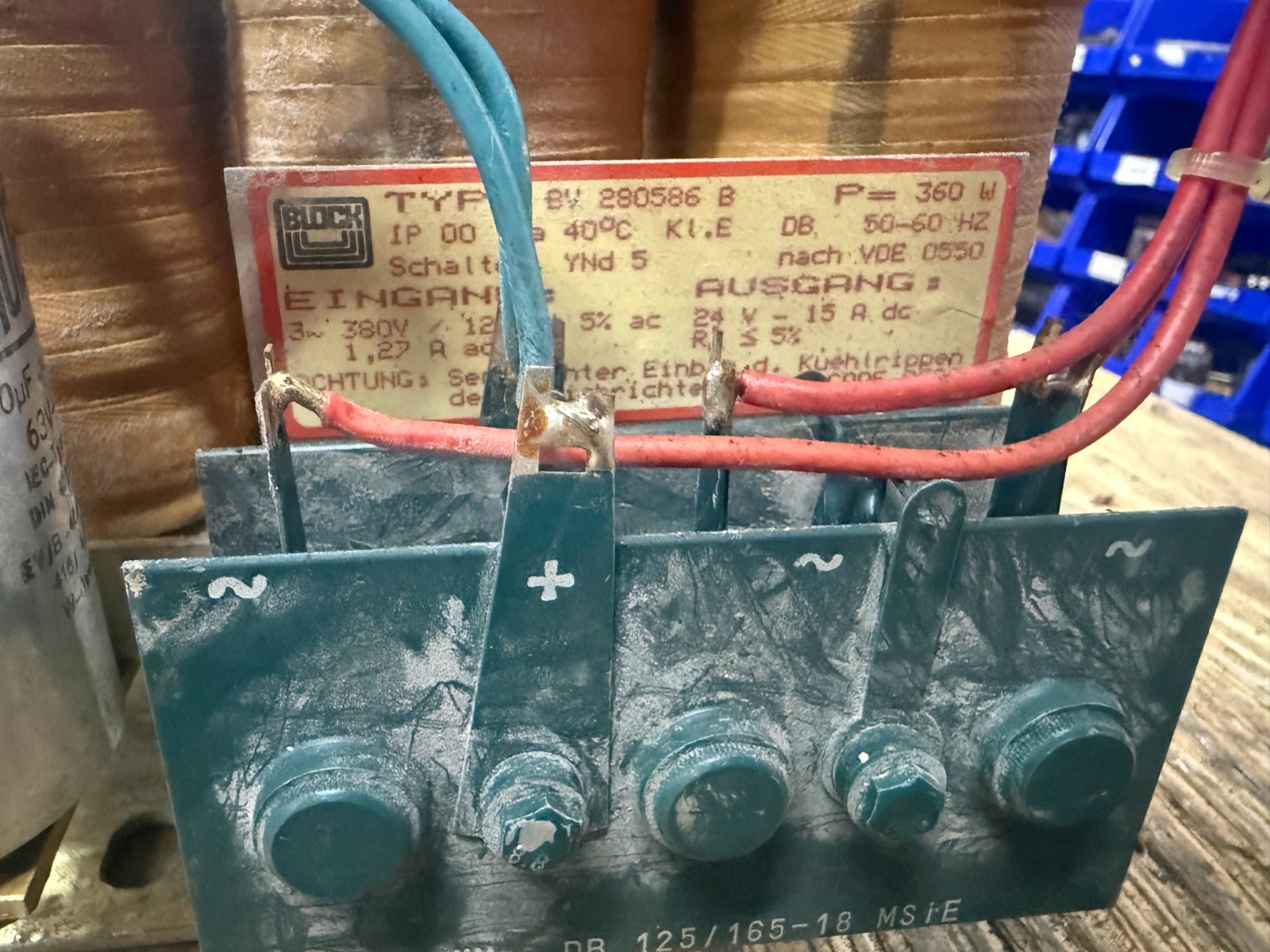 BLOCK TYPE 280586 B TRANSFORMER ($100 OBO)