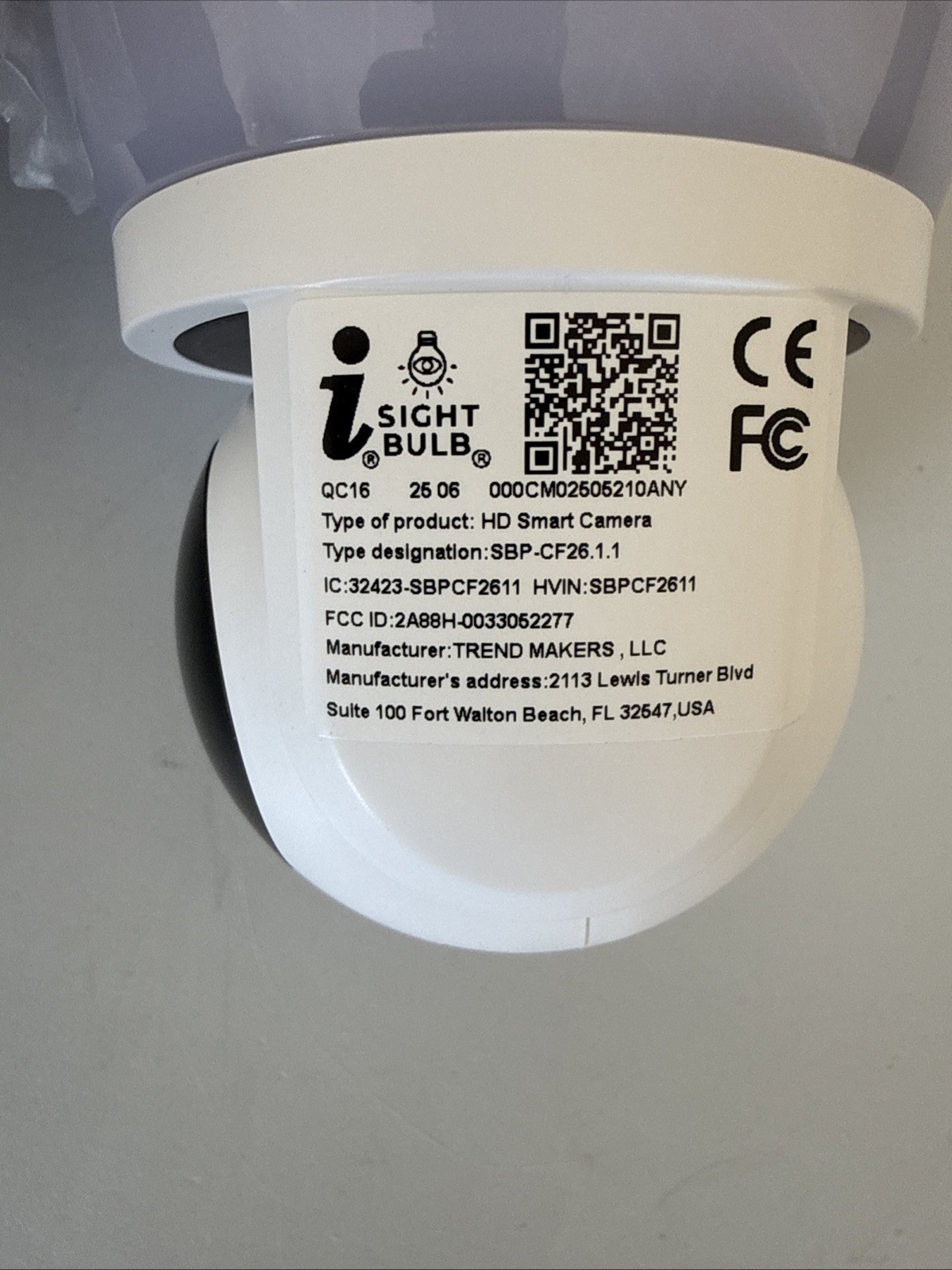 Sight Bulb WiFi Smart Camera & LED Light Pro 75W – Open Box