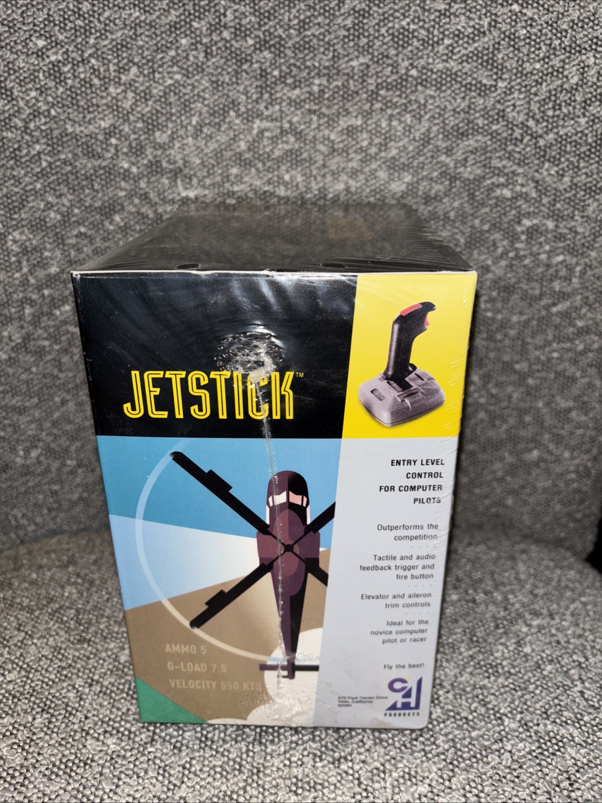 New & Sealed JS124 Vintage Joystick Controller Jetstick Computer IBM PC 200-505