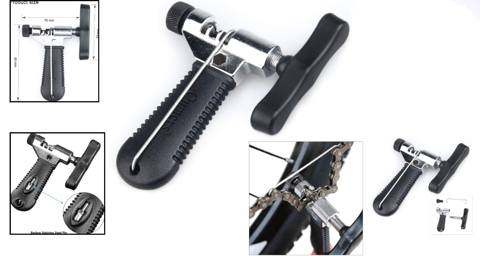 Versatile Chain Breaker and Installer Kit – Fits 7/8/9/10 Speed Bicycle Chains