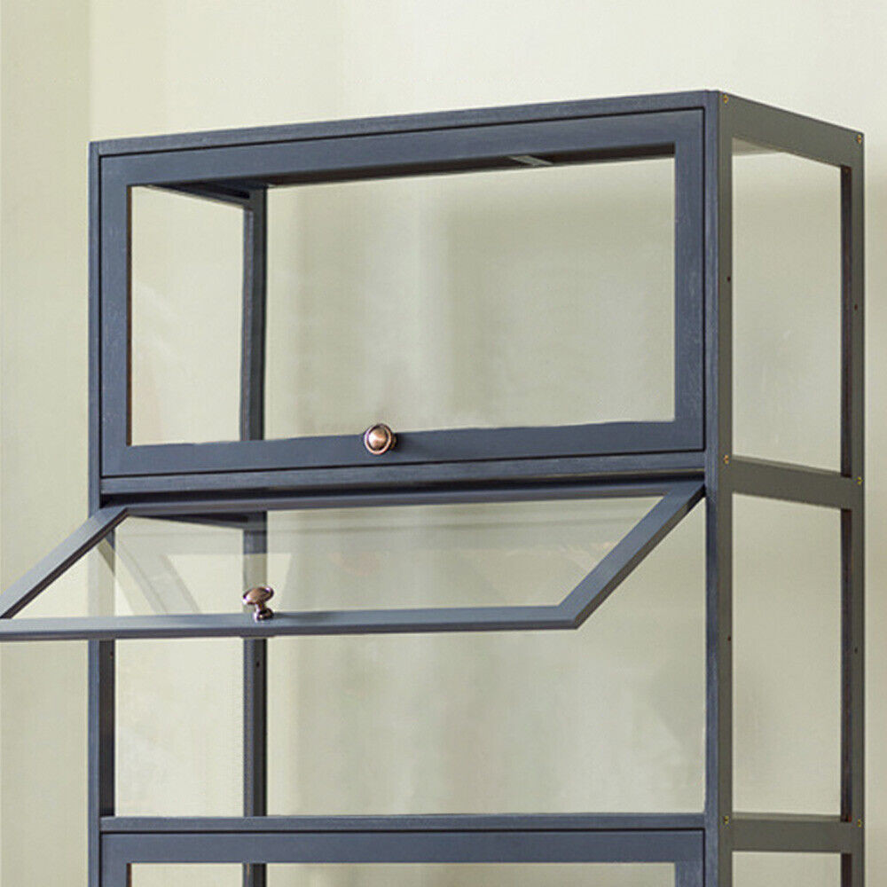 3-Tier Model Display Case Collection Shelf Storage Cabinet Protection Model Case