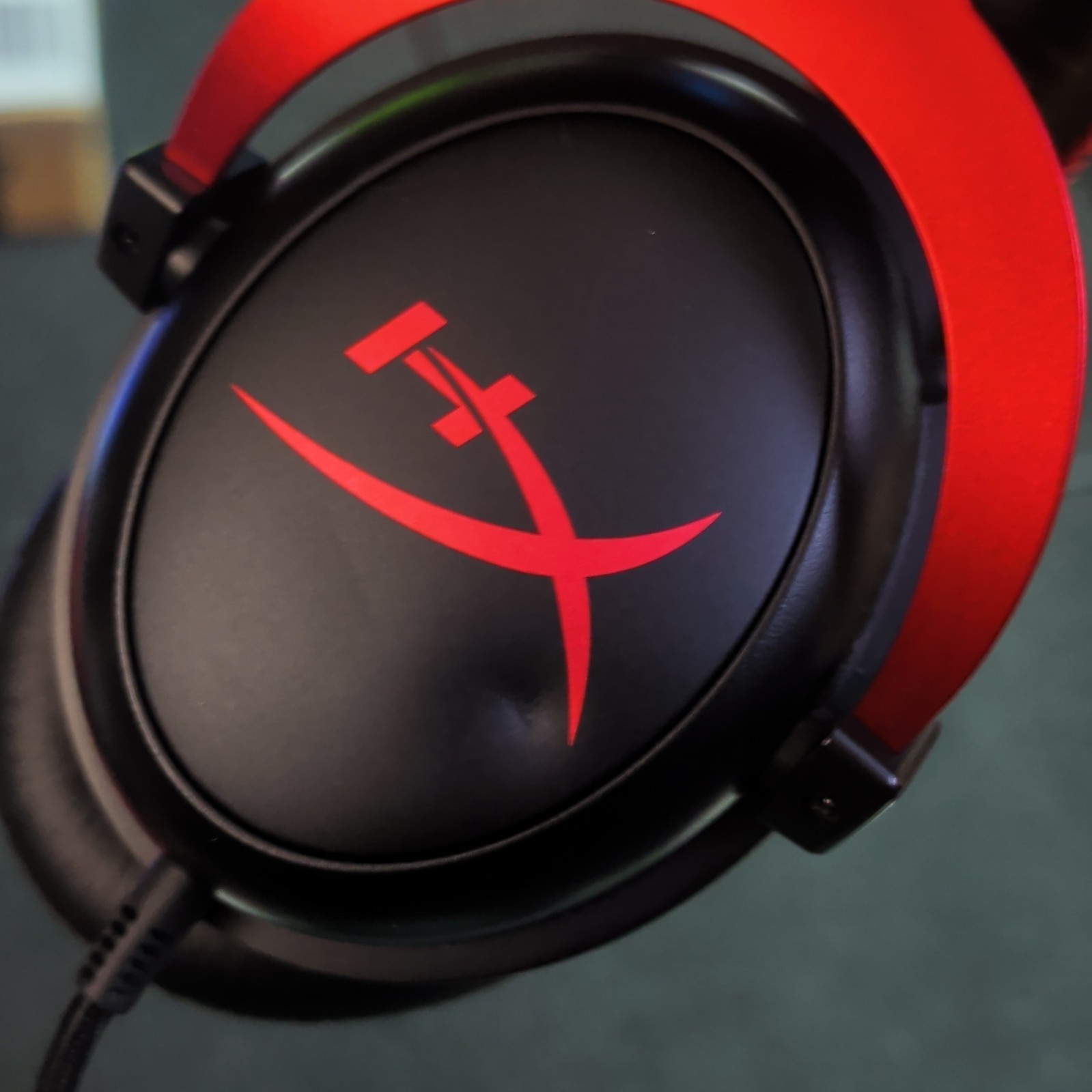 HyperX Cloud II Wired Over-Ear Headset w/ Mic, 3.5mm, Black/Red