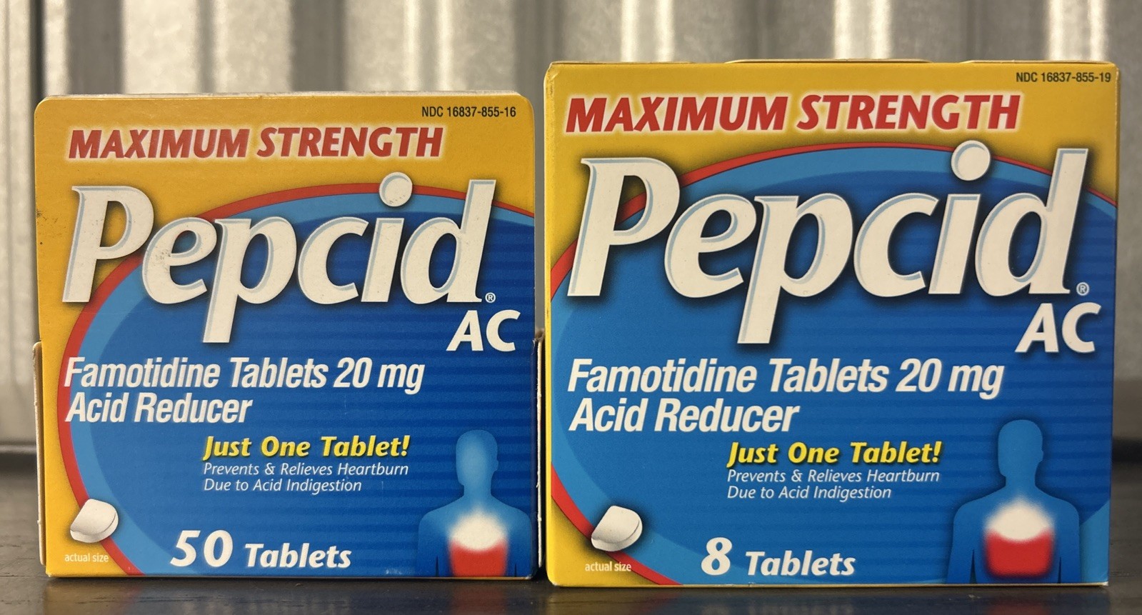 Pepcid AC Maximum Strength Prevents Relieves Heartburn 58 Tablets Exp 6/2028