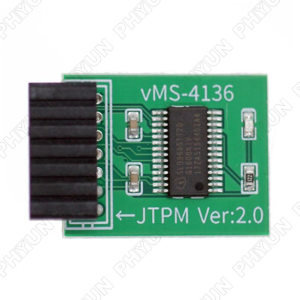 Support For 14 Pin LPC MS-4136 TPM 2.0 Version Trusted Platform Security Module
