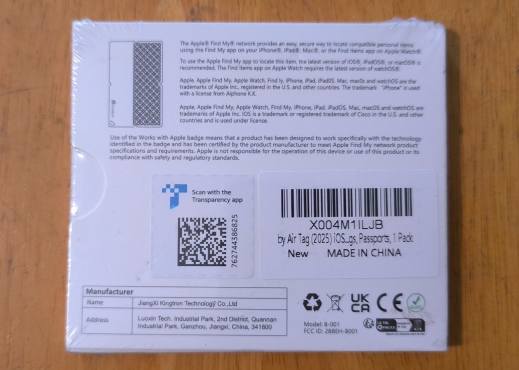 2025 Apple MFi Certified iOS Only Bluetooth Tracker Smart Finder for Apple