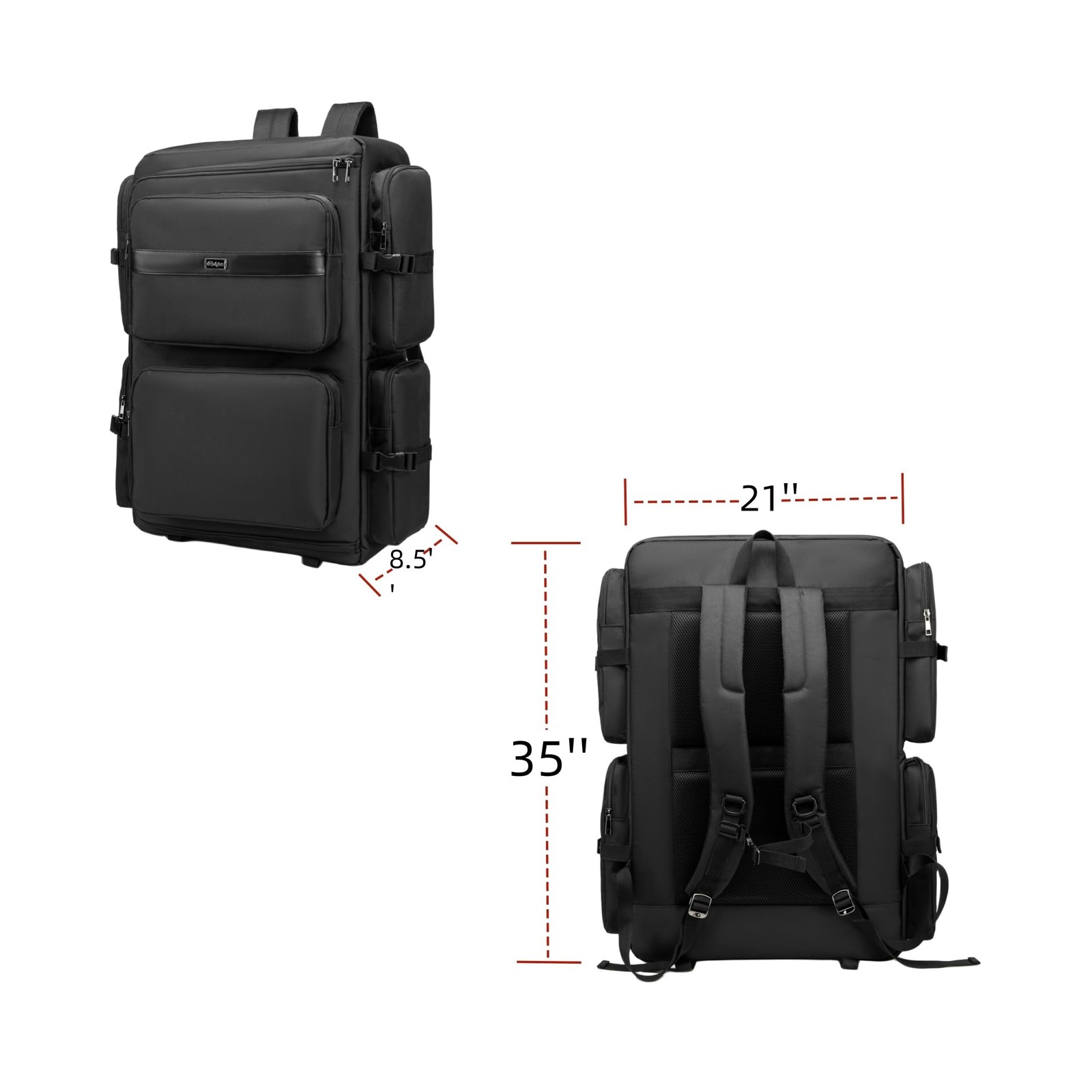 Rabjen DJ Backpack for Club Gigs, DJ Mixer Case Compatible with Pioneer DDJ-R...