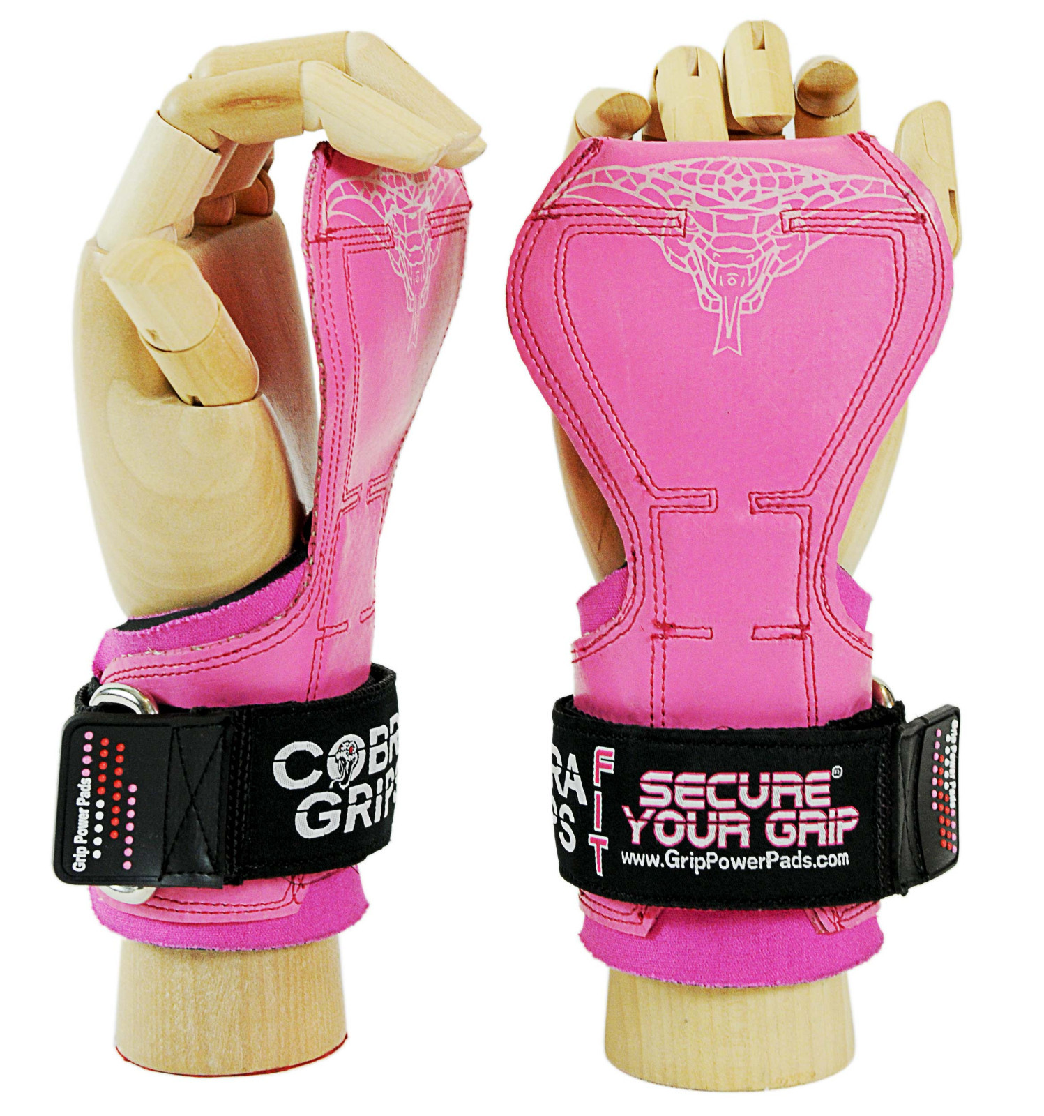 Cobra Grips FIT Weightlifting Straps Power Lifting Hooks Gym Gloves Wraps