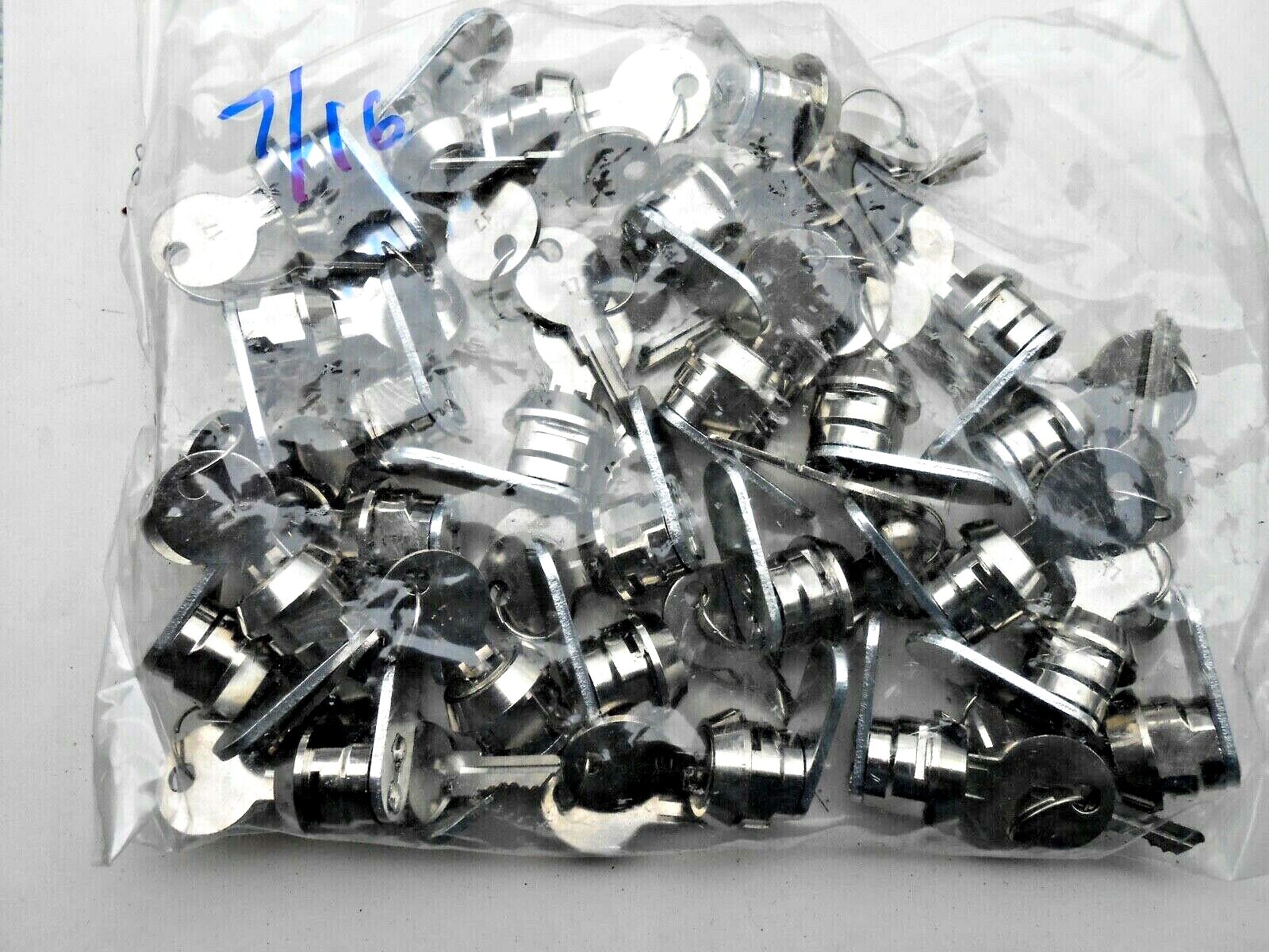 LOT of 25 NEW 7/16" Cam Locks Cabinet Locker Mailbox...