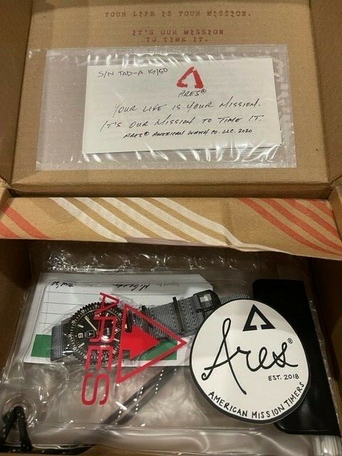 Triple Aught Design TAD Watch Ares DIVER-1 NIB Automatic!!!