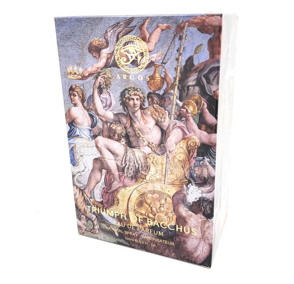Argos Triumph of Bacchus 3.4oz/100mL Eau de Parfum - Brand New in Box