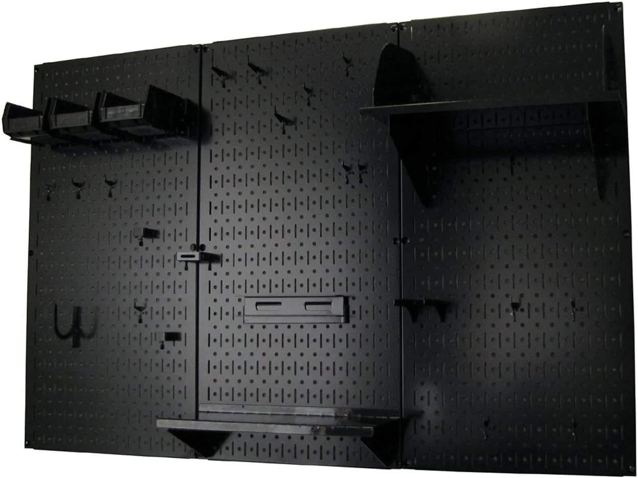 Wall Control Pegboard Organizer 4 Ft. Metal Pegboard Standard Kit