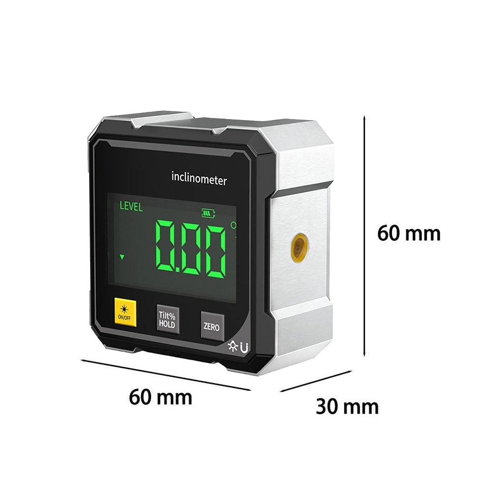 4-Side Magnetic Angle Gauge, Digital Angle Finder with Electronic Laser,Woodwork