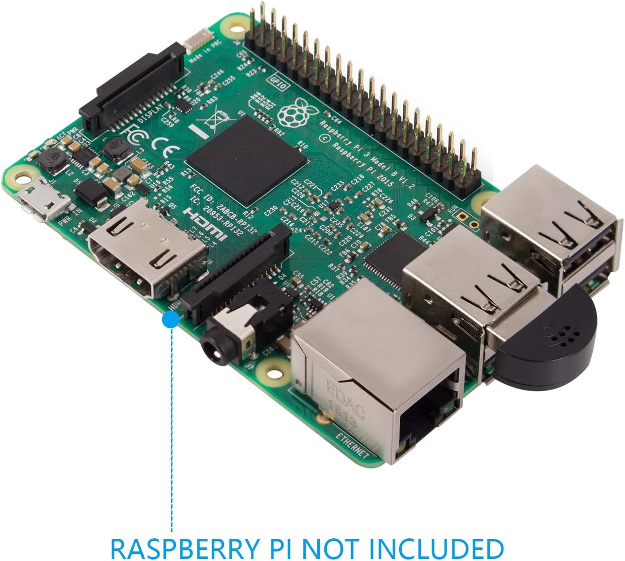 Sunfounder USB 2.0 Mini Microphone for Raspberry Pi 4 Model B, Module 3B+, 3B 2