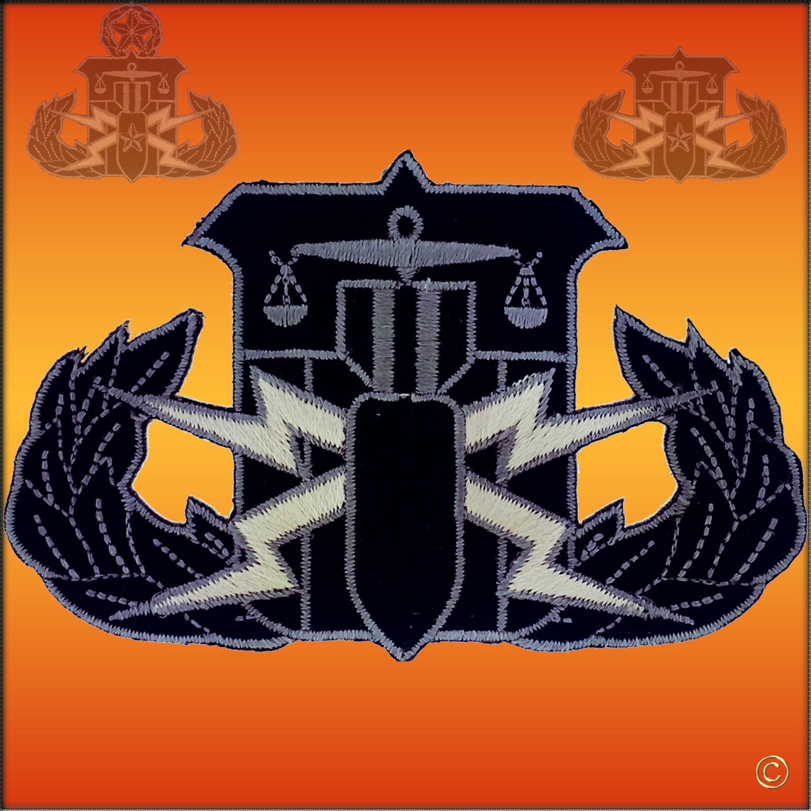 Law Enforcement EOD/HDT Basic Patch (Black)