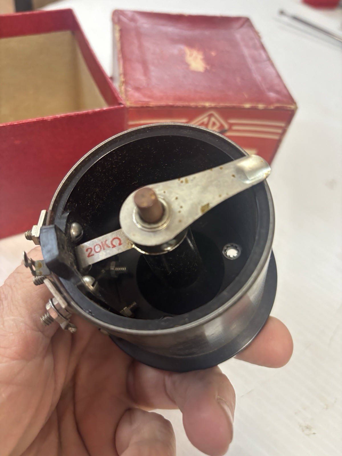 GENERAL RADIORADIO CO. MODEL 371A POTENTIOMETER 20,000 OHMS POT