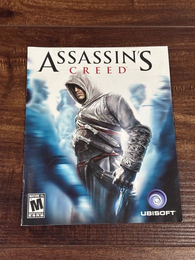Assassins Creed Playstation 3 PS3 Instruction Manual Only