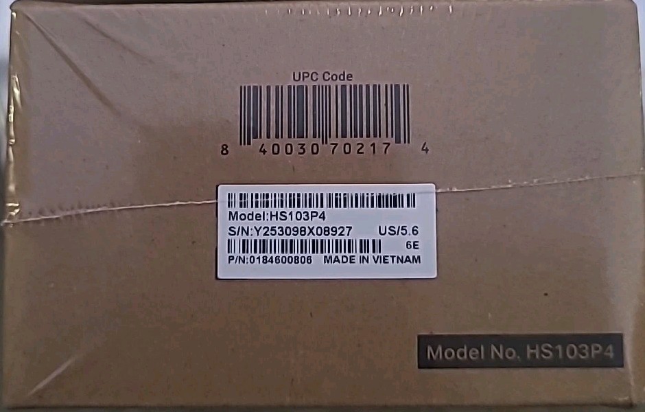 TP-Link Kasa Smart Wi-Fi Plug Mini (4-Pack) Model HS103P4 SEALED