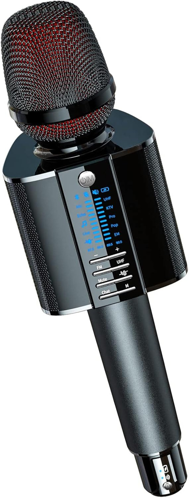 Karaoke Microphone,2025 Bluetooth Wireless Microphone UHF Karaoke Mic Speaker,Po