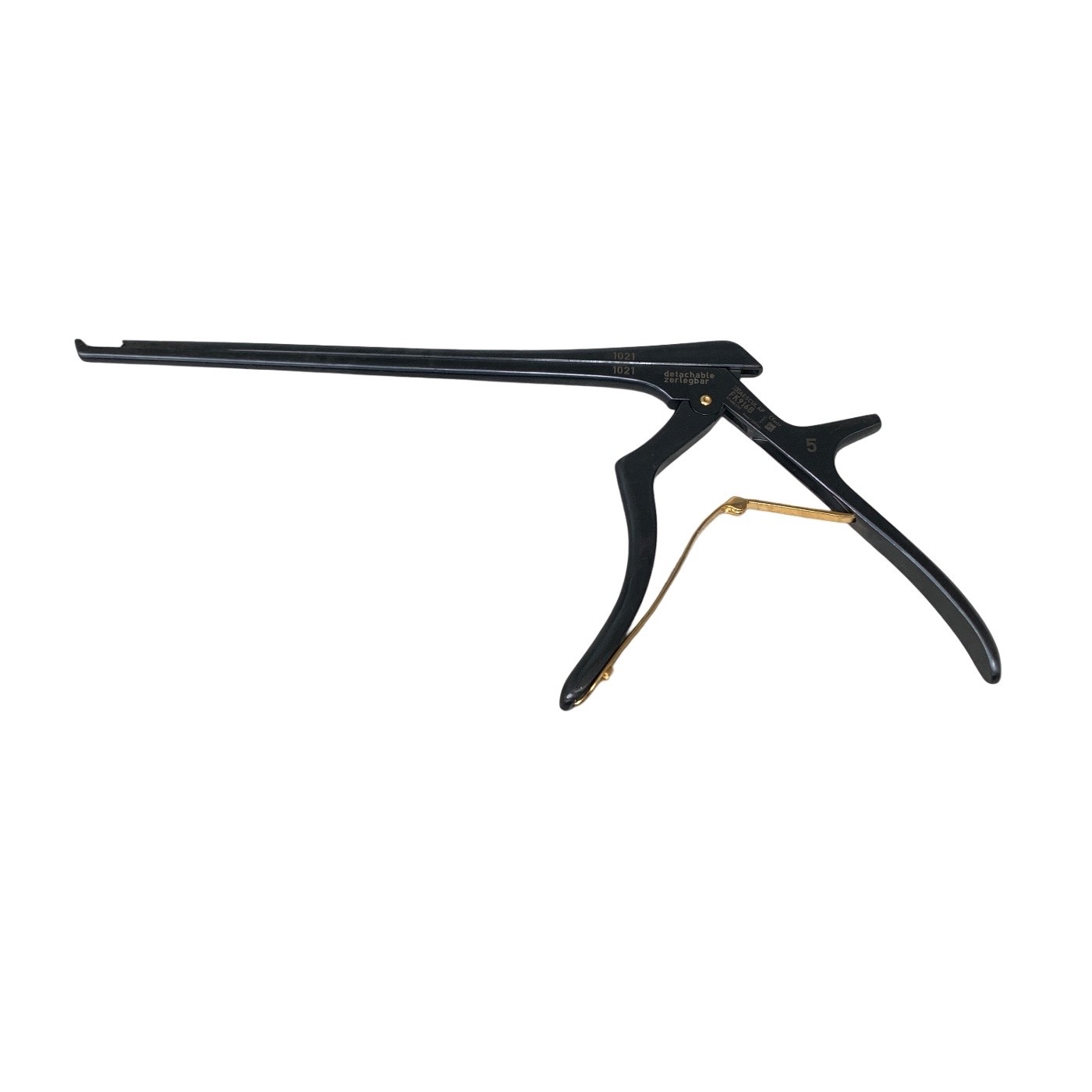 Aesculap FK916B Noir Kerrison Bone Punch 5mm 130° Up 200mm Detachable Rongeur