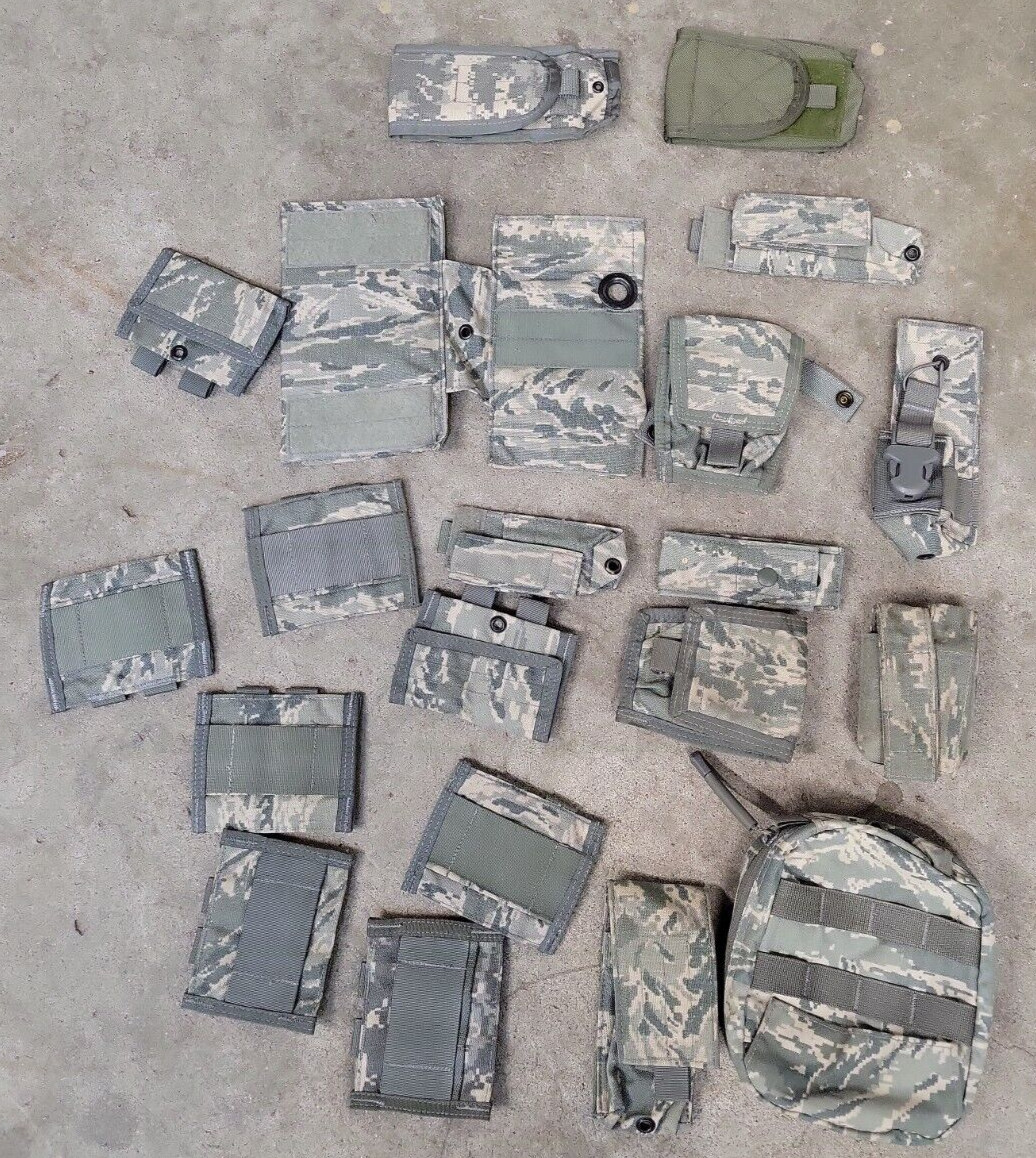Pouch Lot of 21 Mostly USAF UCP Cag SOf Devgru Seal