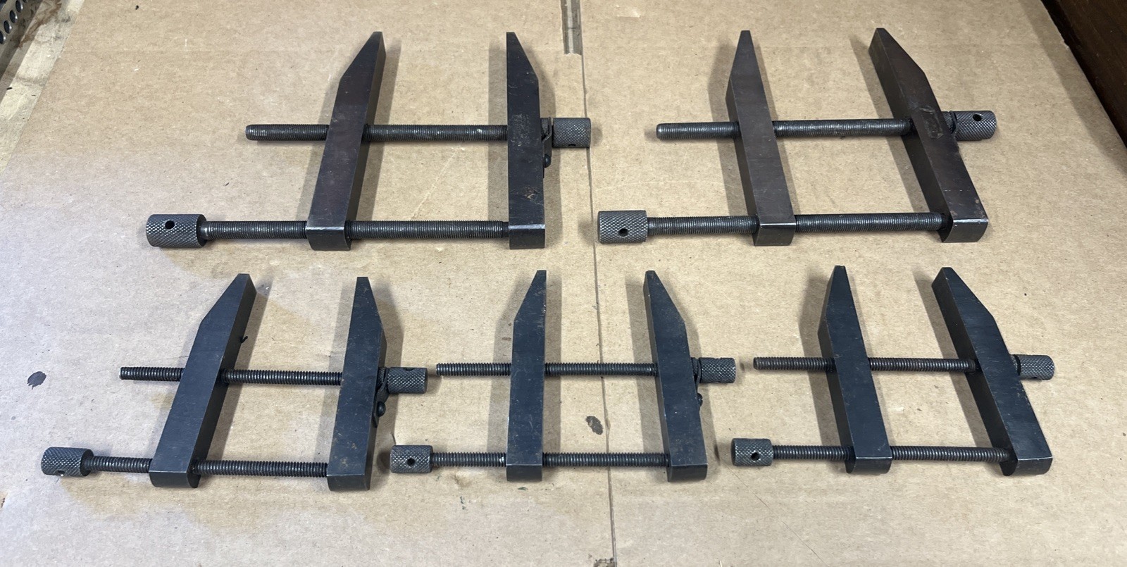 Lot Of 5 Metal Machinist Clamps