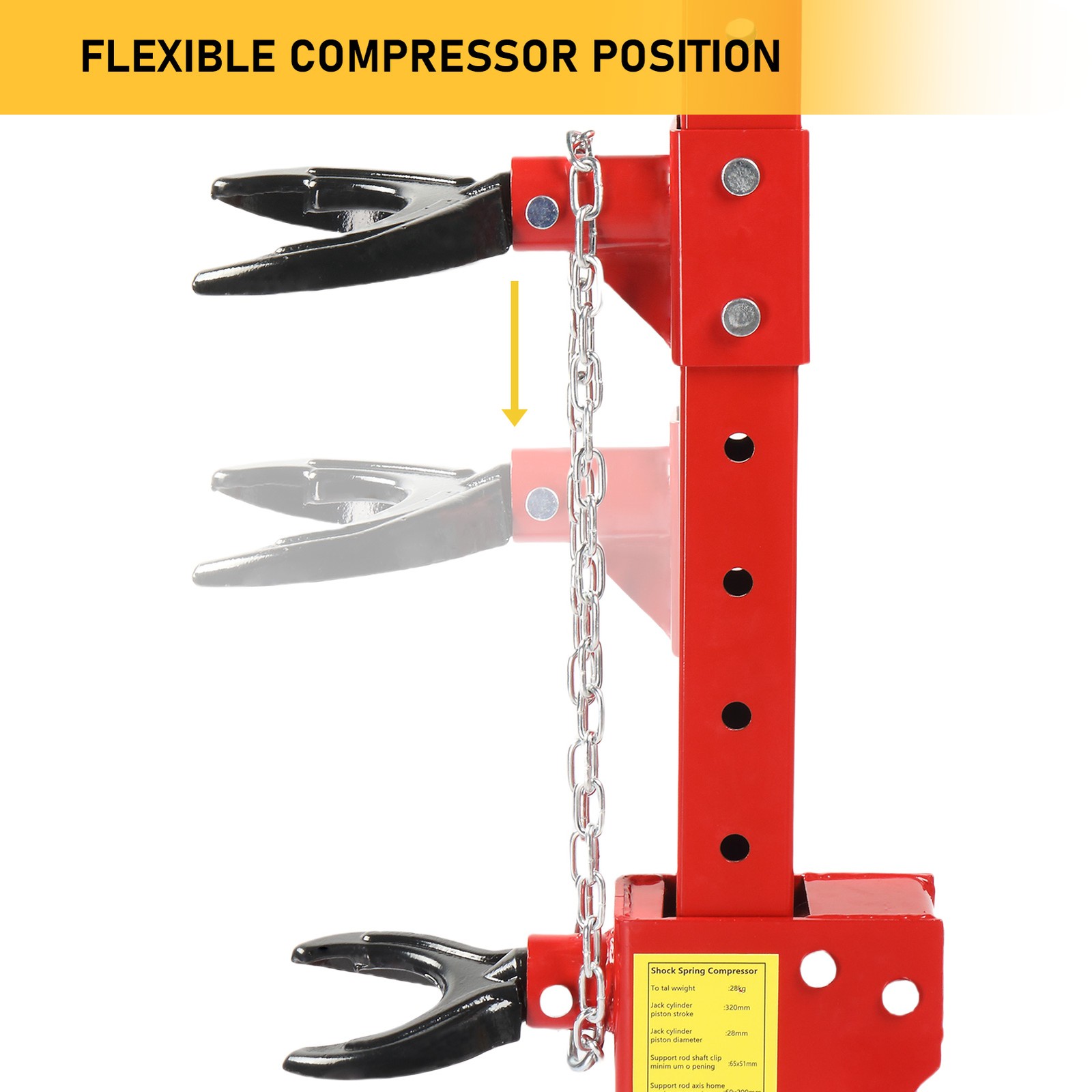 Strut Spring Compressor 4.5 T Hydraulic Jack Coil Spring Compressor Tool