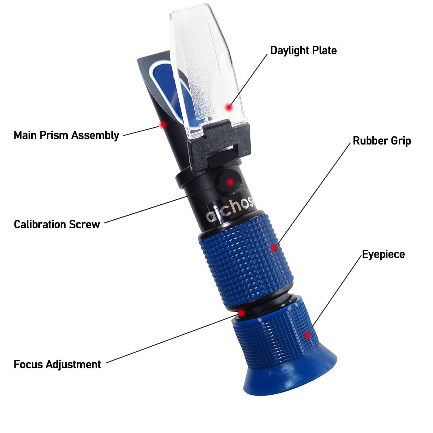 Compact Sugar Content Measuring Device - No Battery Required*