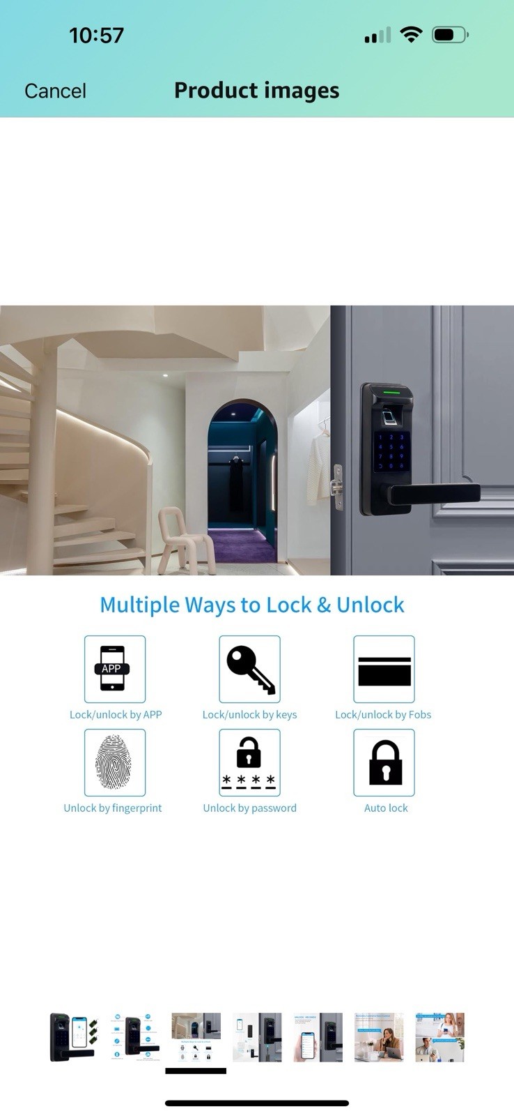 Harfo Fingerprint Door Lock