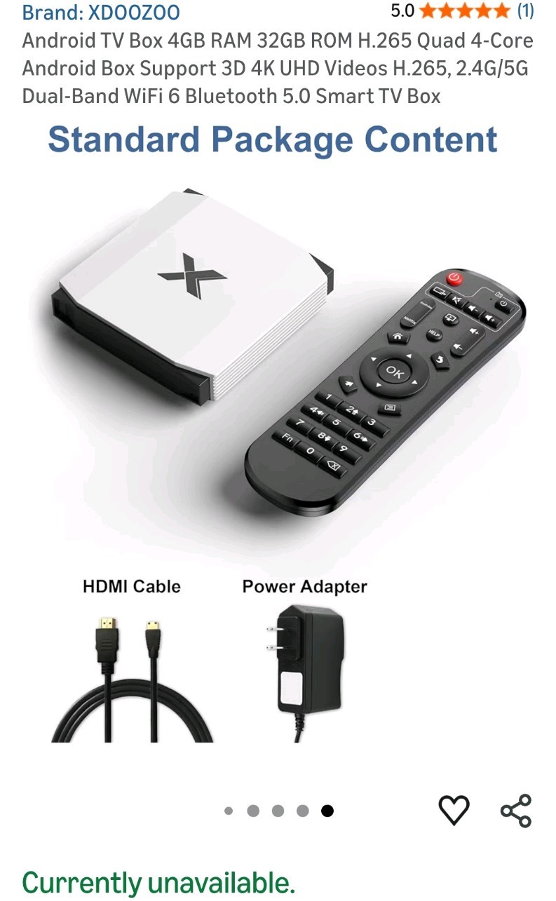 Android Streaming Box 4GB Ram 32GB ROM H.265 Quad 4 Core Android Support Box 3D