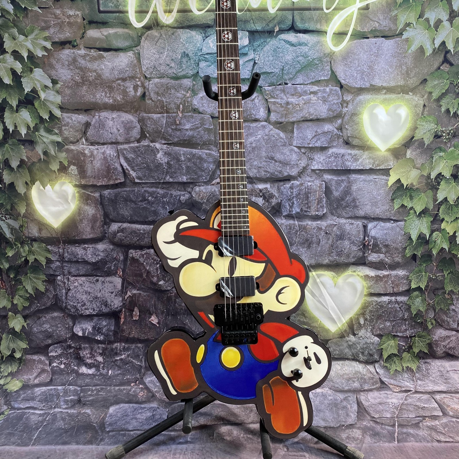 Cartoon character, electric guitar, 6-string, rosewood fingerboard, free shippin