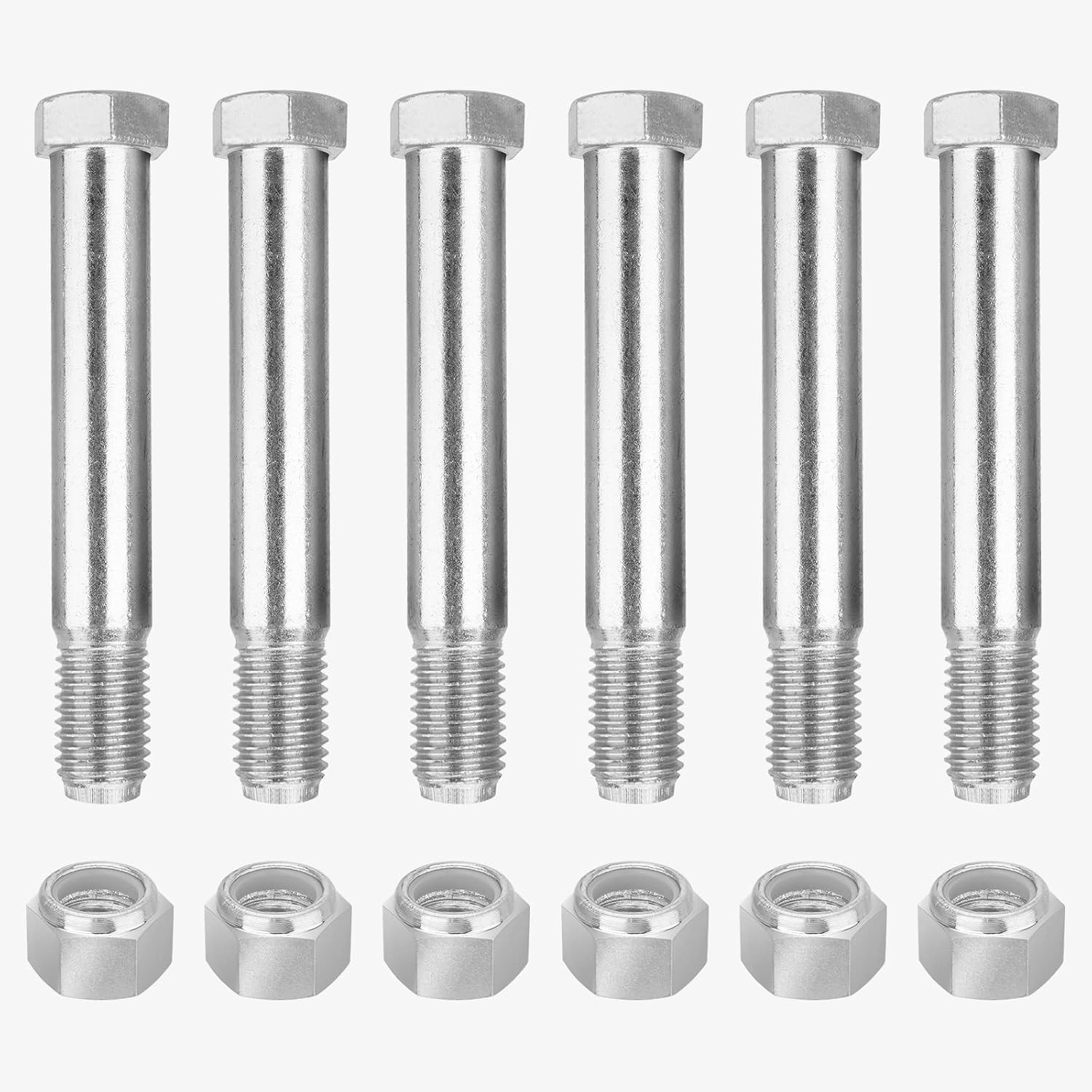 6pcs 25mm 0.98" Mini Excavator Pins for Hydraulic Thumb Bucket Auger Ripper Rake