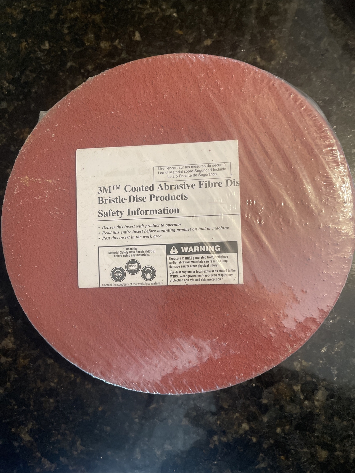 3M coated abrasive  fibre discs 36 grit New 25 Pack