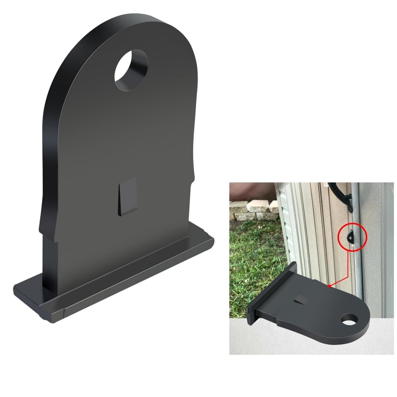 Outdoor Resin Shed Hasp Latch Plastic Hasp Latch Replacement for The Rubberma...