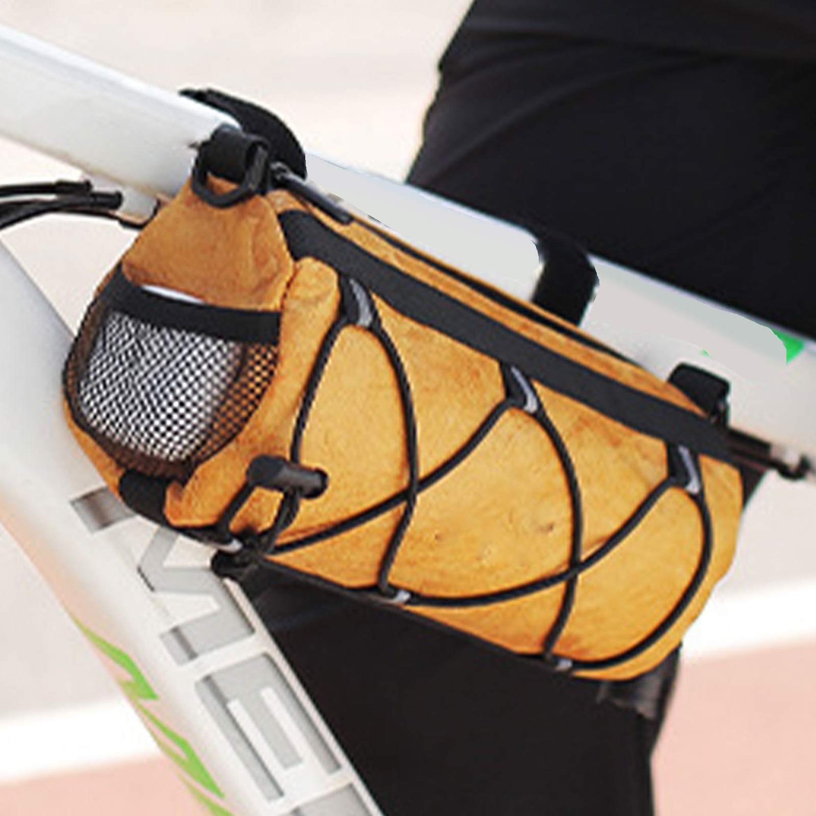 Waterproof Bicycle Frame Bag Bicycle Bag Handlebar Bag with Shoulder Strap
