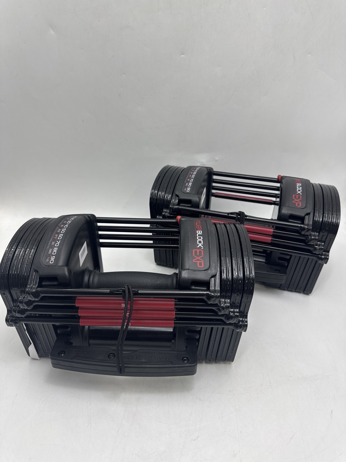 POWERBLOCK EXP ADJUSTABLE DUMBBELLS, STAGE 1, 5-50 LB, - Scratch & Dent