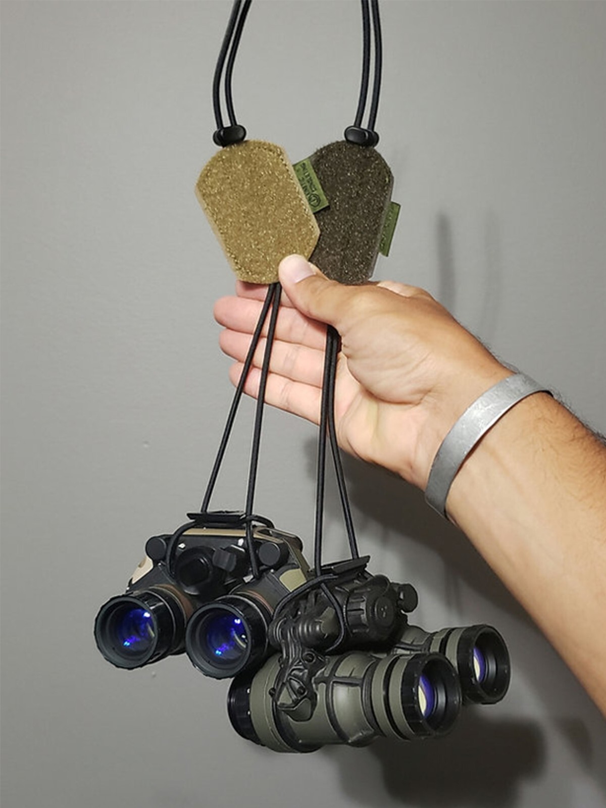 Replacement Helmet NVG Mount Bracket Elastic Fixed Rope Cord Hook Loop Fasteners