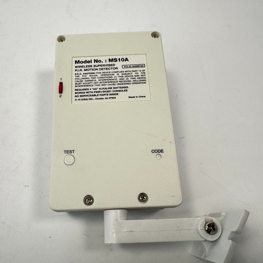 X10 Powerhouse Security System Motion Sensor Model MS10A