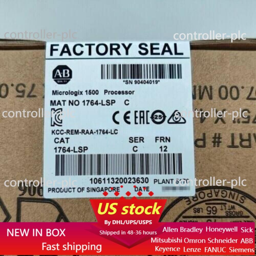 New Factory Sealed AB 1764-LSP SER C MicroLogix 1500 Processor Module